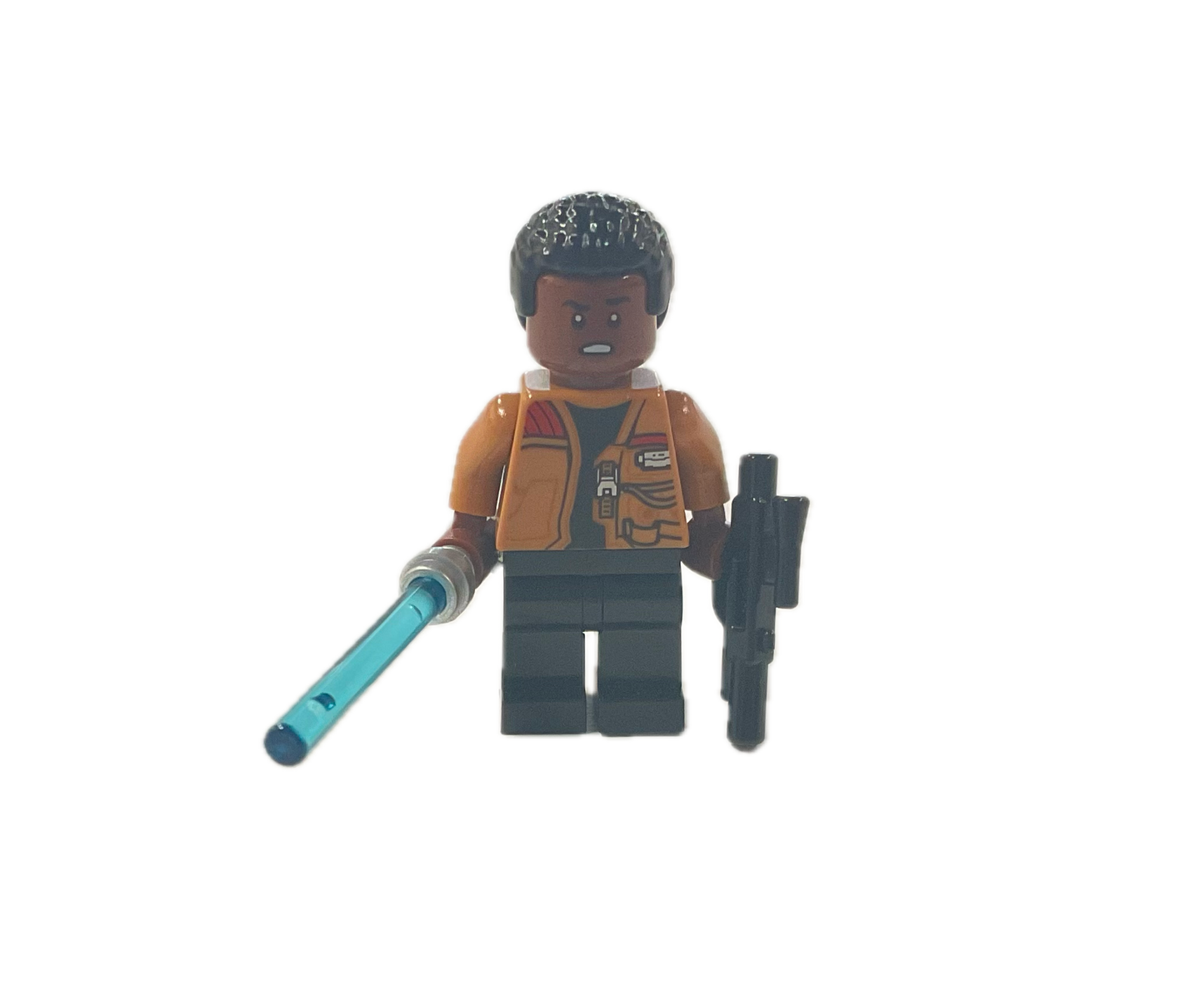 Finn - Medium Nougat Jacket, Black Legs (Minifig)