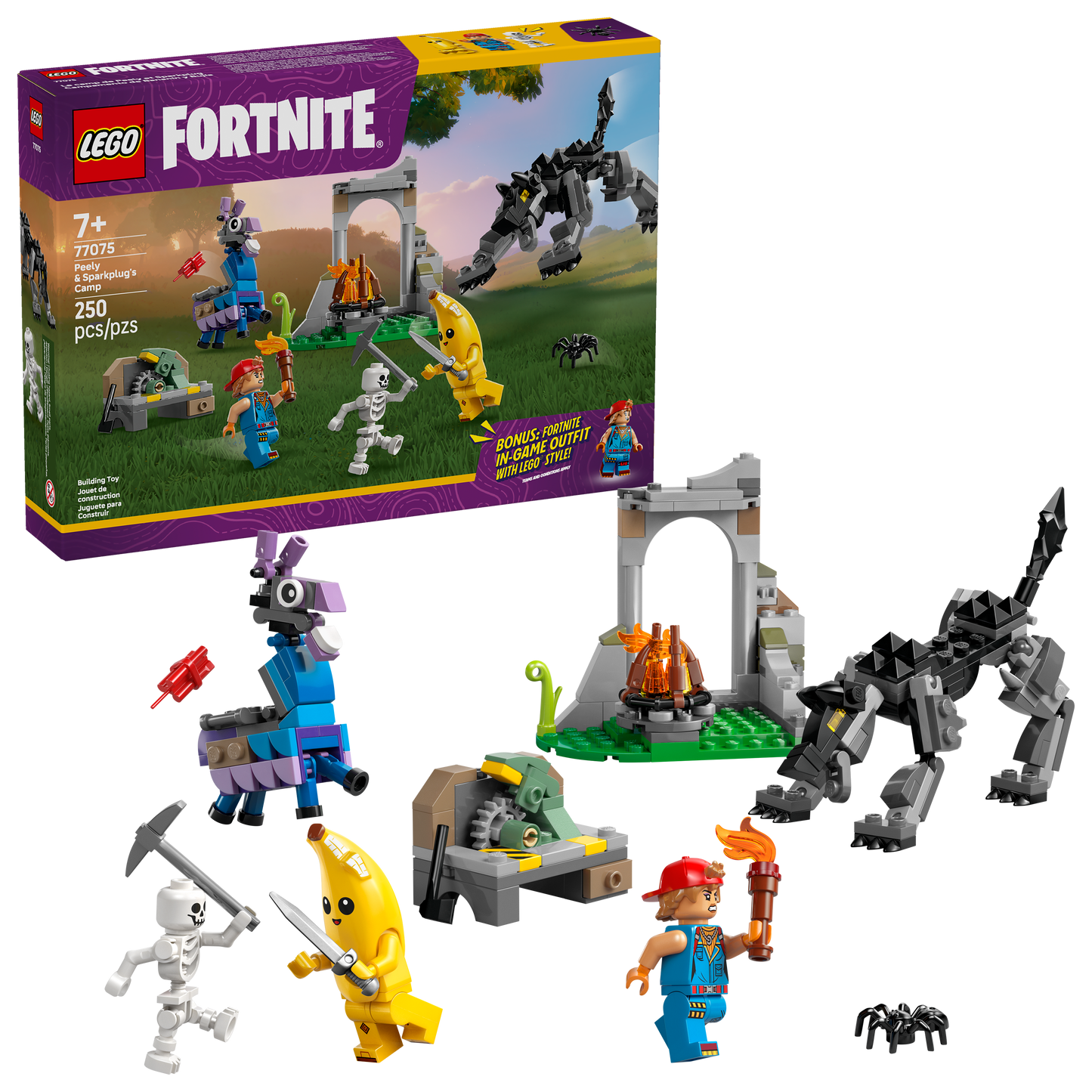 77075 Peely & Sparkplug's Camp