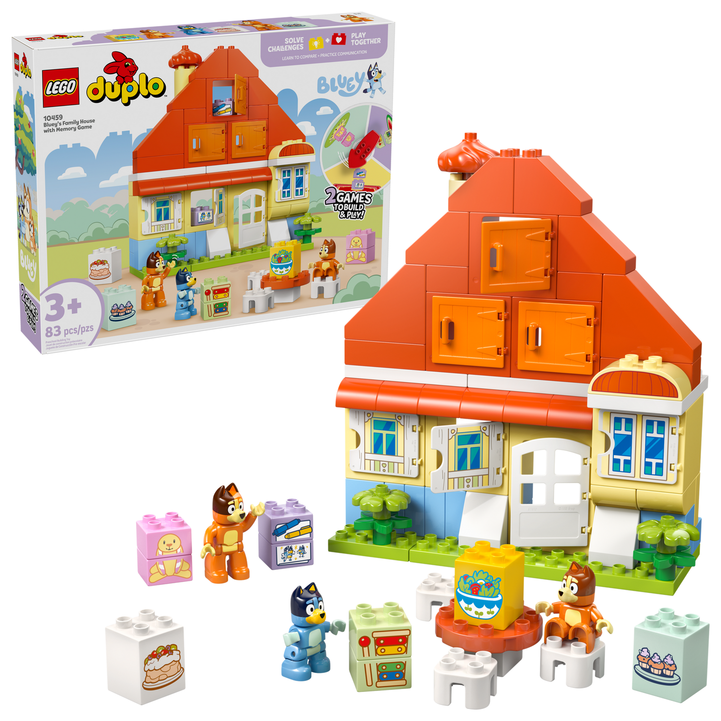 10459 Bluey's Family House with Memory Game