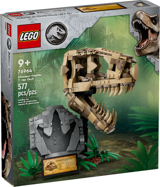 76964 Dinosaur Fossils: T Rex Skull (certified)