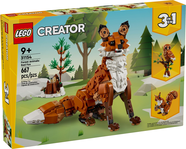 31154 Forest Animals: Red Fox (Certified)