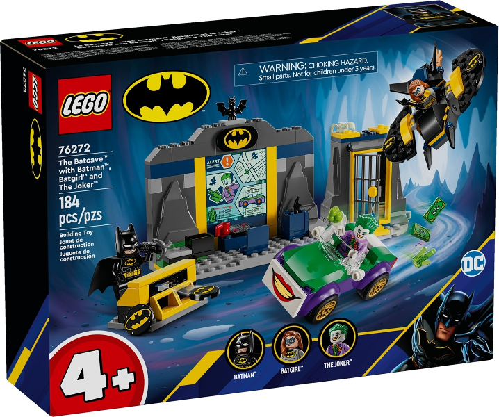 76272 The Batcave with Batman, Batgirl, and The Joker (certified)