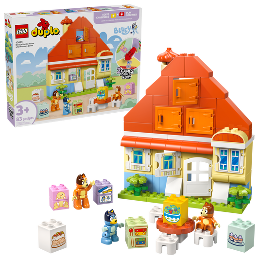 10459 Bluey's Family House with Memory Game