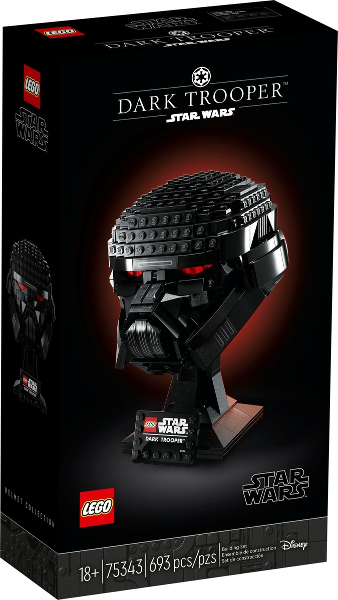 75343 Dark Trooper Helmet (certified)