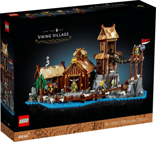 21343 Viking Village (opened box)
